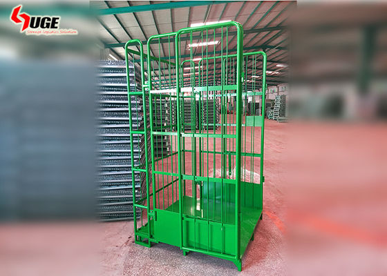 چرخ دستی چرخدار ، پودر روکش سبز ، چرخ دستی قفس موبایل
